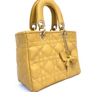 Yellow Lady Dior Inspired Bag